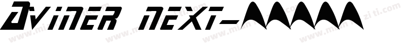 Aviner next字体转换
